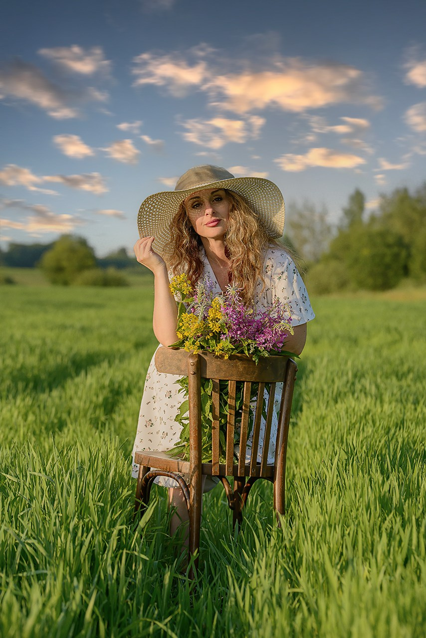 Женский портрет. Летняя прогулка. Фотограф в Юрьев-Польском. Владимире и области. Крышковец Владимир