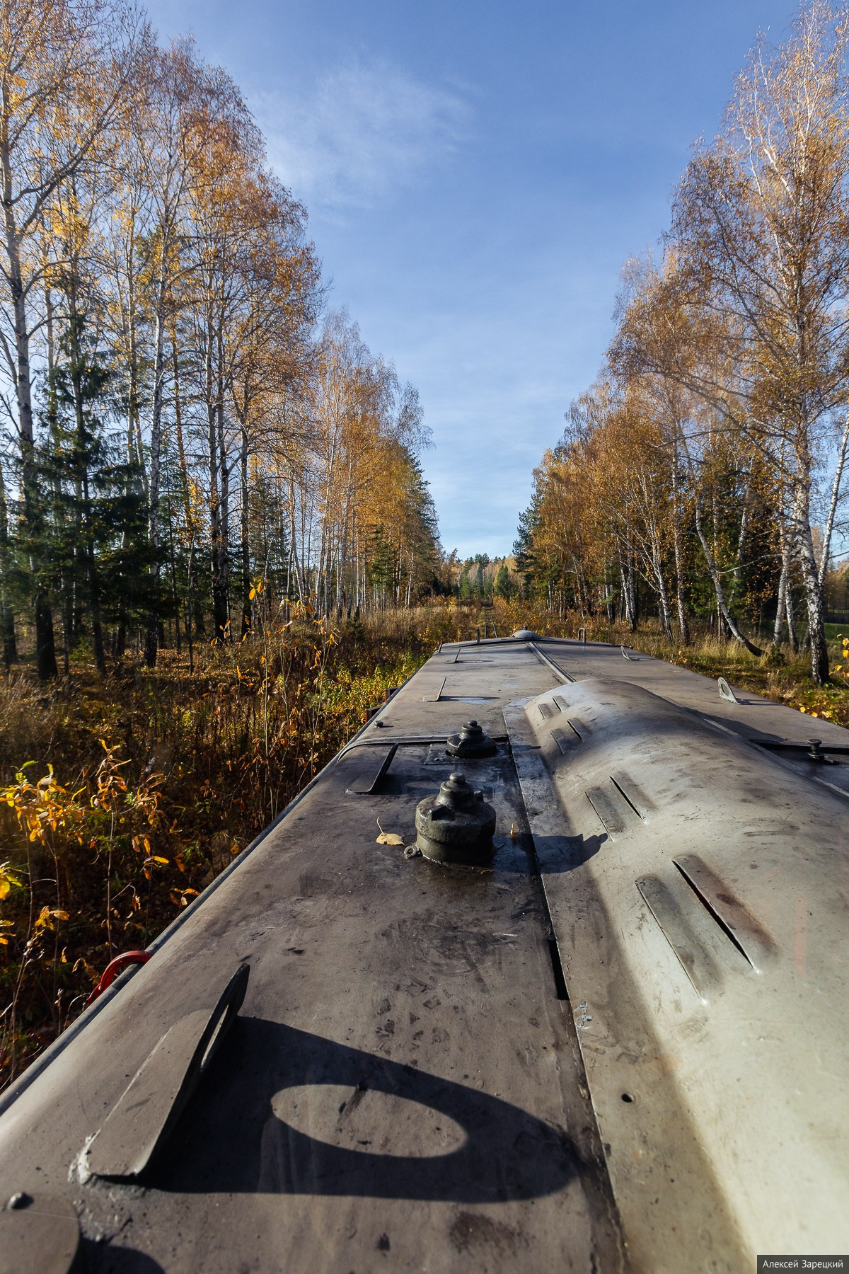 Алапаевская узкоколейка. Фотограф Алексей Зарецкий