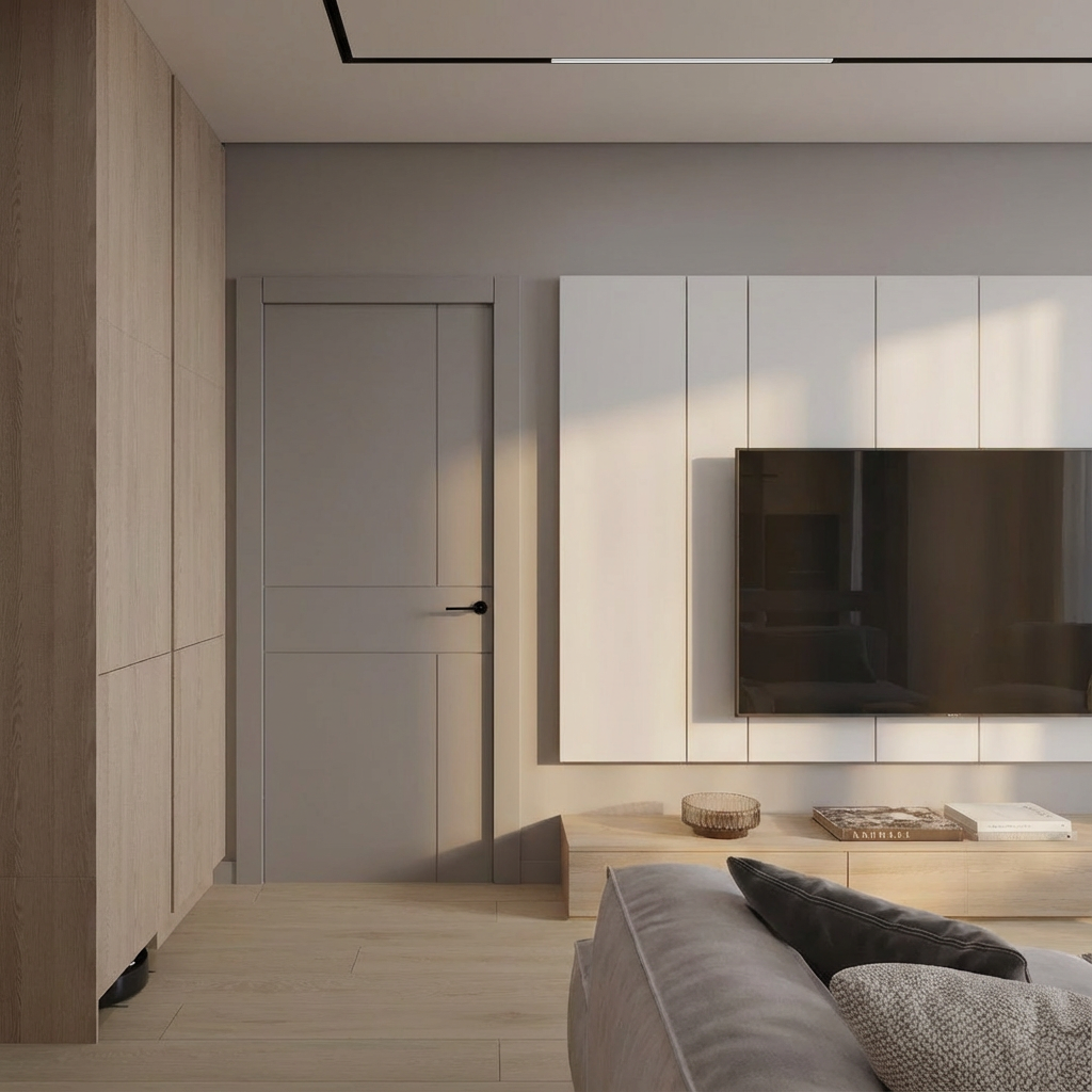 2-я Круговая, 67.3 кв.м. Дизайн интерьера, 3D-визуализация Владивосток