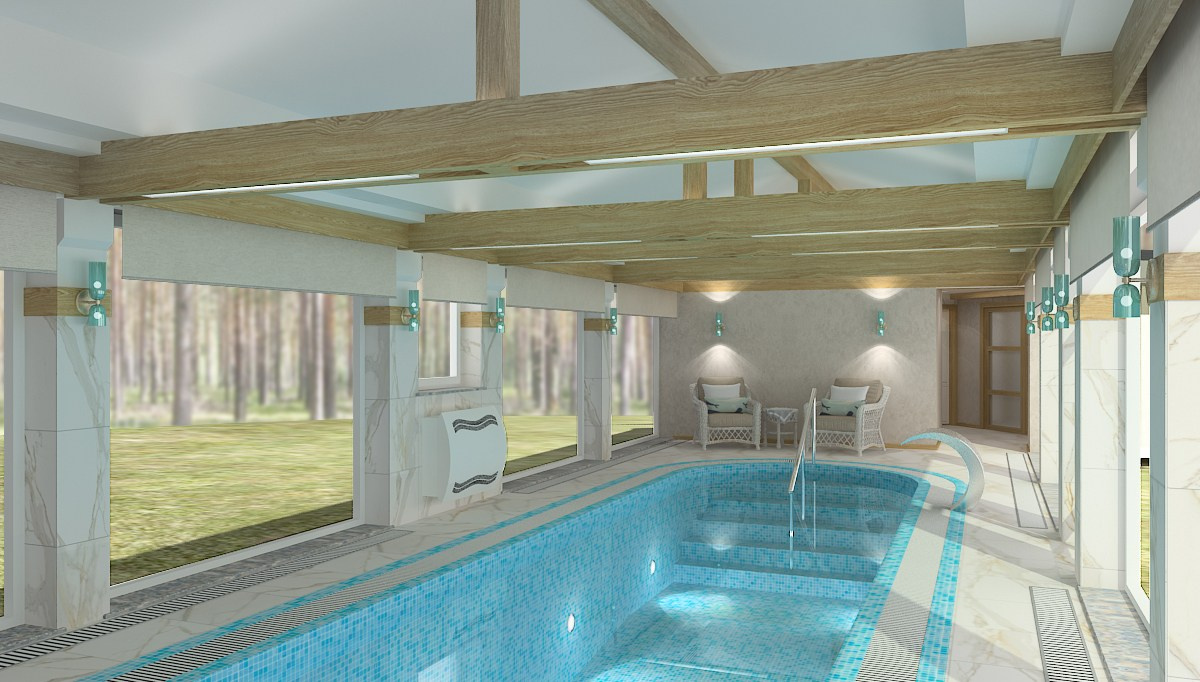 Бассейн в Ильечёво. Дизайнер в Санкт-Петербурге Дмитрий Цыбулько