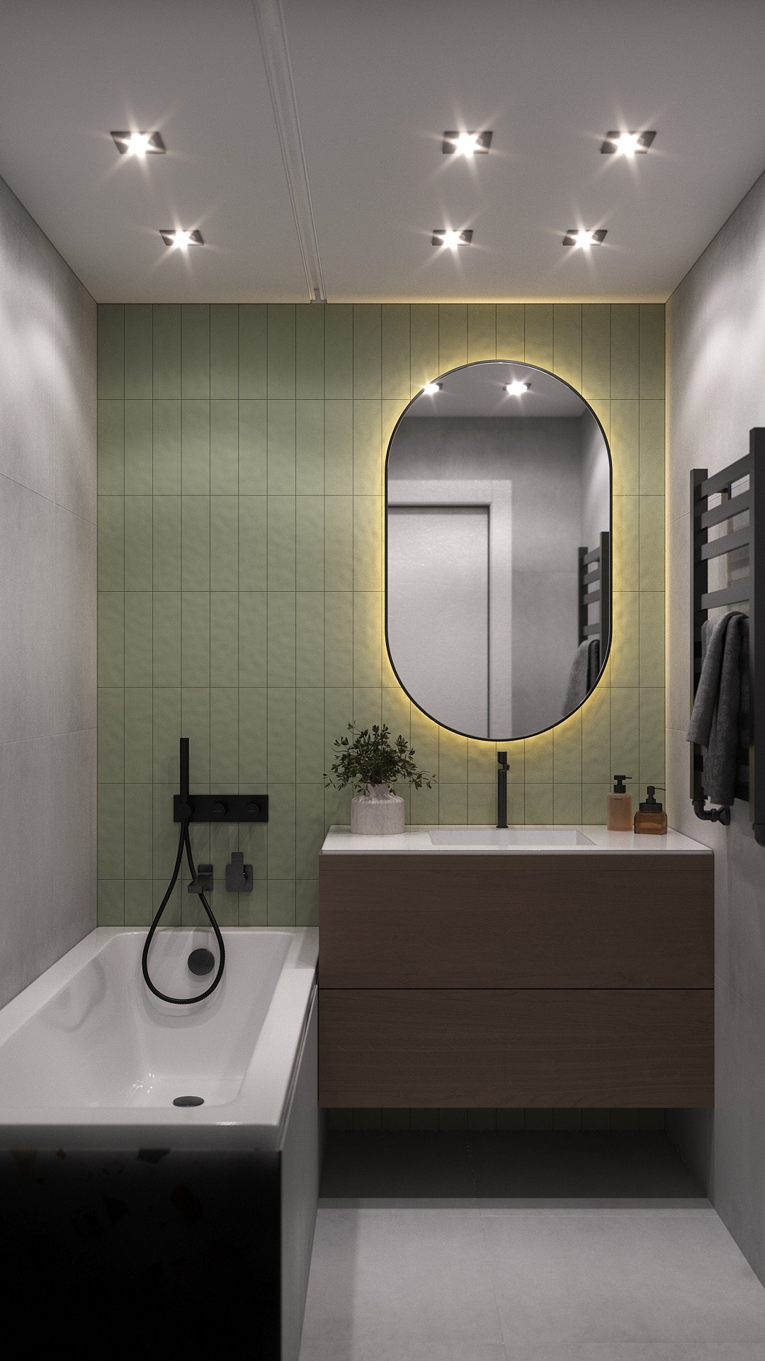 Г. Москва ЖК Moments 54 м². БК студия дизайна интерьера