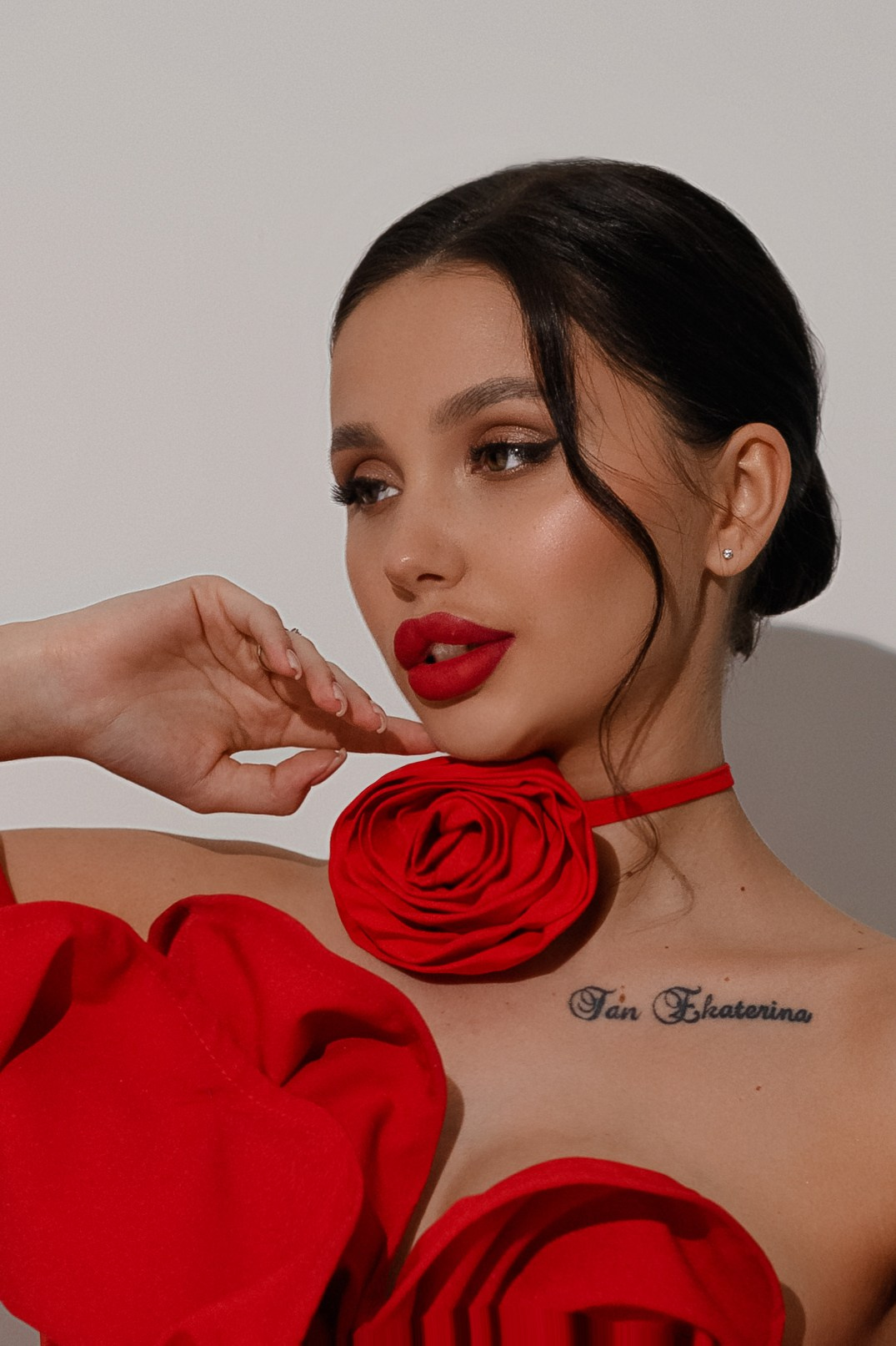 Красное платье. Фотограф Анна Качан