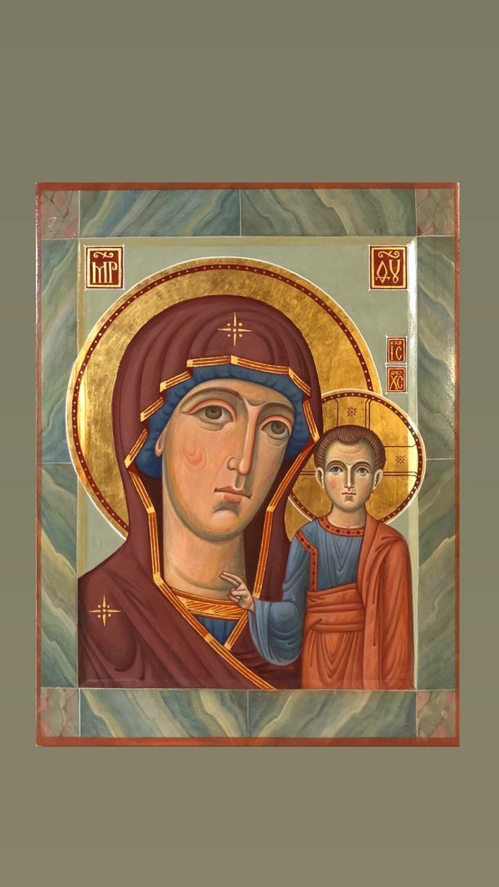 Икона Божией Матери Казанская. Авт. С. Акотчик. МАГДАЛИНА — мастерская церковного искусства