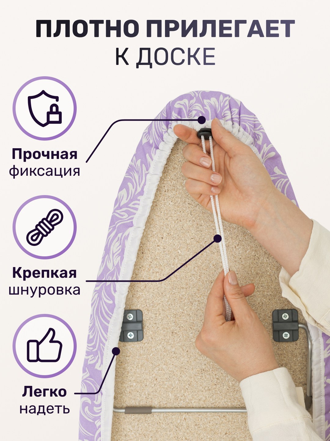 Инфографика для маркетплейсов: чехлы для гладильных досок. Маркетолог в Москве, специалист по коммуникациям и рекламе Аня Смоляга