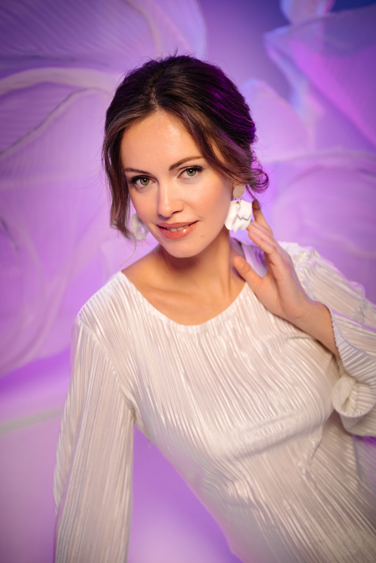 Беременность. Циклорама с вуалью. Свадебный и сеейный фотограф в Санкт-Петербурге Елена Худякова