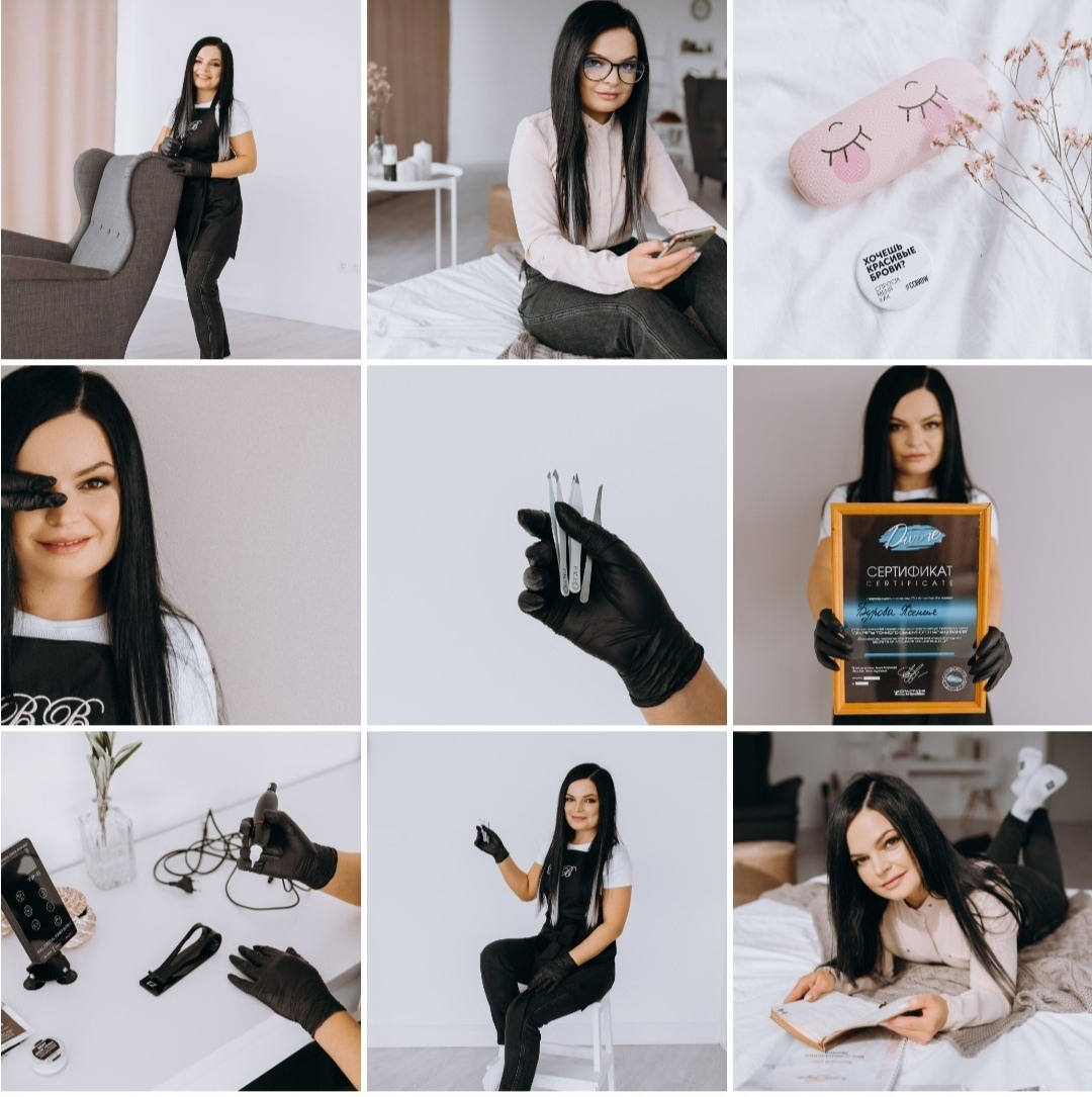 Съемка контента для бьюти мастера. Свадебный и семейный фотограф в Красноярске Виктория Тимонина