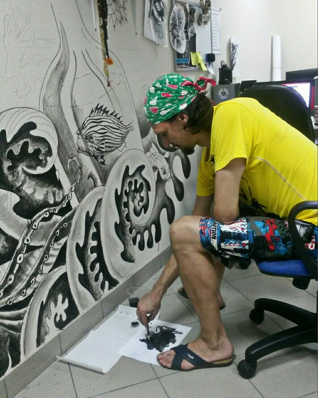 Роспись стен. Яр Панов Арт.Картины, татуировки, роспись стен и одежды в Москве