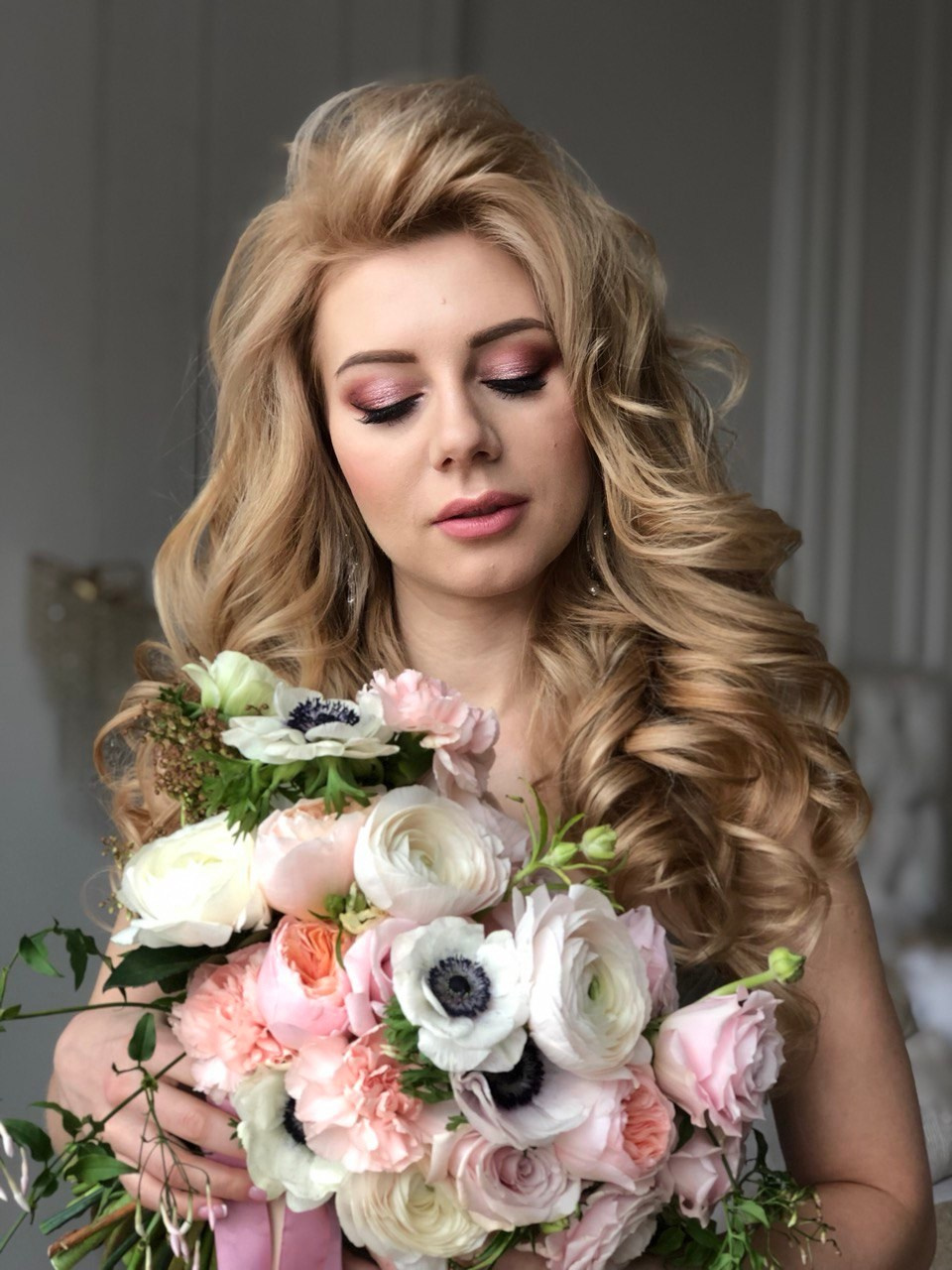 Вечерние образы. Прически и макияж на свадьбу, фотосессию, корпоратив от стилиста Кандаловой Елены в Москве, Домодедово