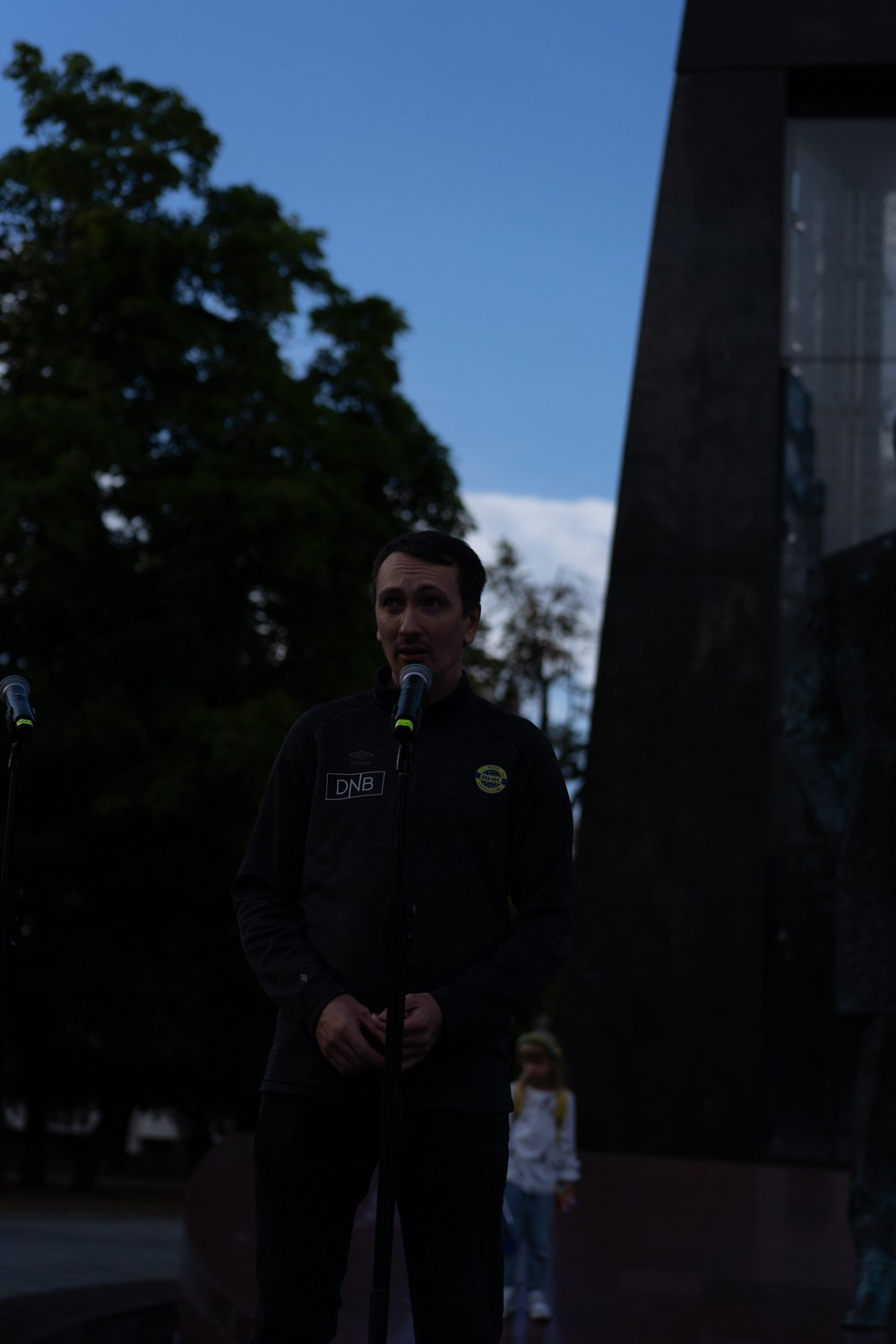 Ukraine — NATO. Photographer in Vilnius