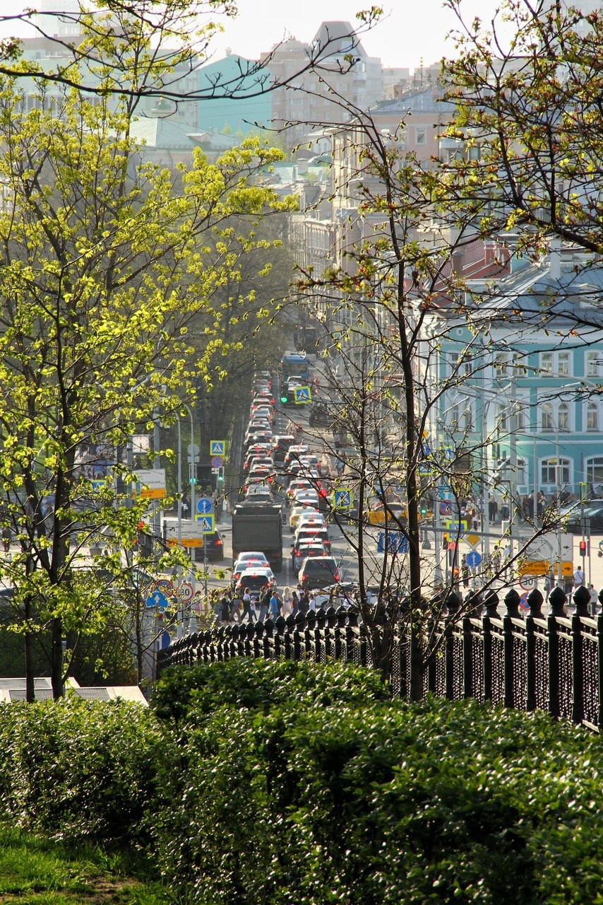 Москва Городской пейзаж 2, Пейзаж, Алина Ридигер, Москва