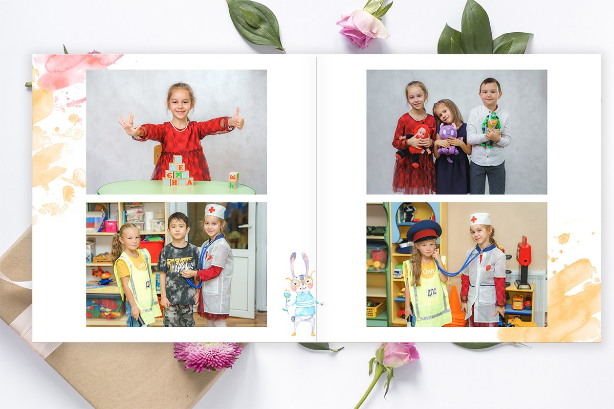 Дизайн выпускного альбома в детском саду