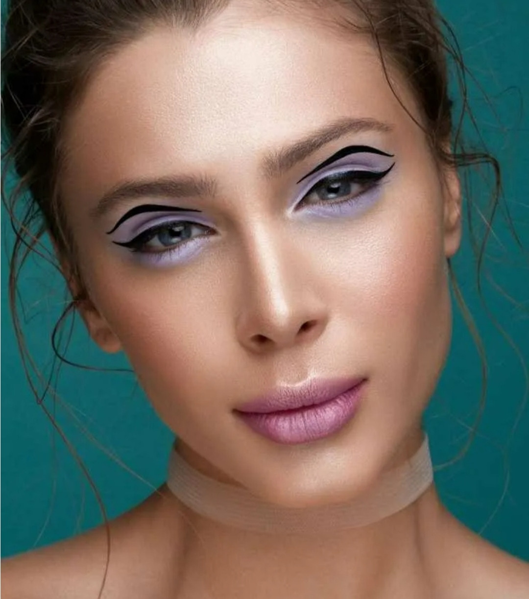 Цветной макияж