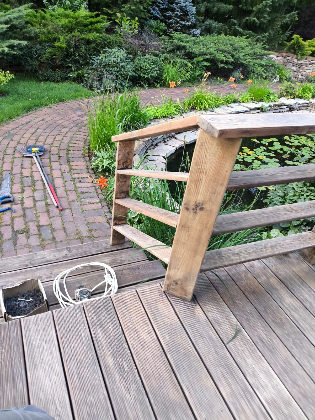 Объект МД-013 КП Графские пруды (полный ремонт террасы). Строительная компания «Милый дом» МД. Москва и Московская область