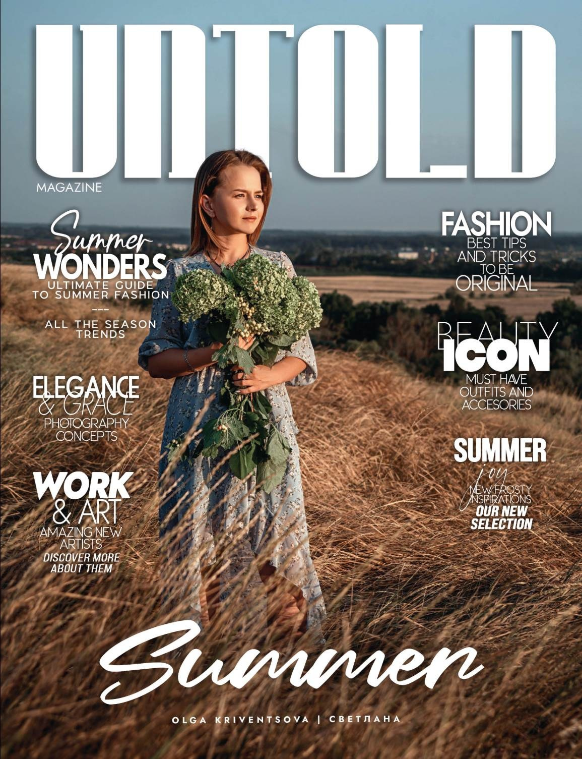 Работы на обложках журналов. Семейный и детский фотограф в Москве Ольга Кривенцова