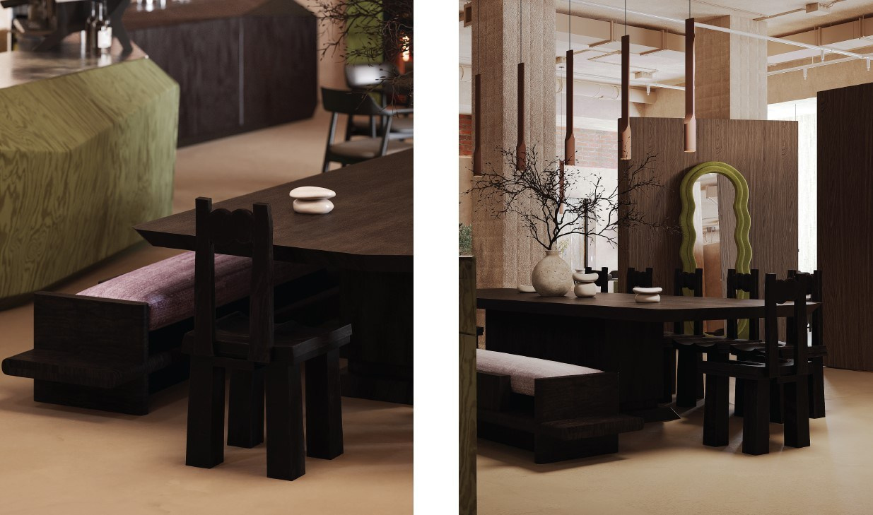 Ресторан грузинской кухни. Дизайнер интерьера в Москве Екатерина Шаймердинова