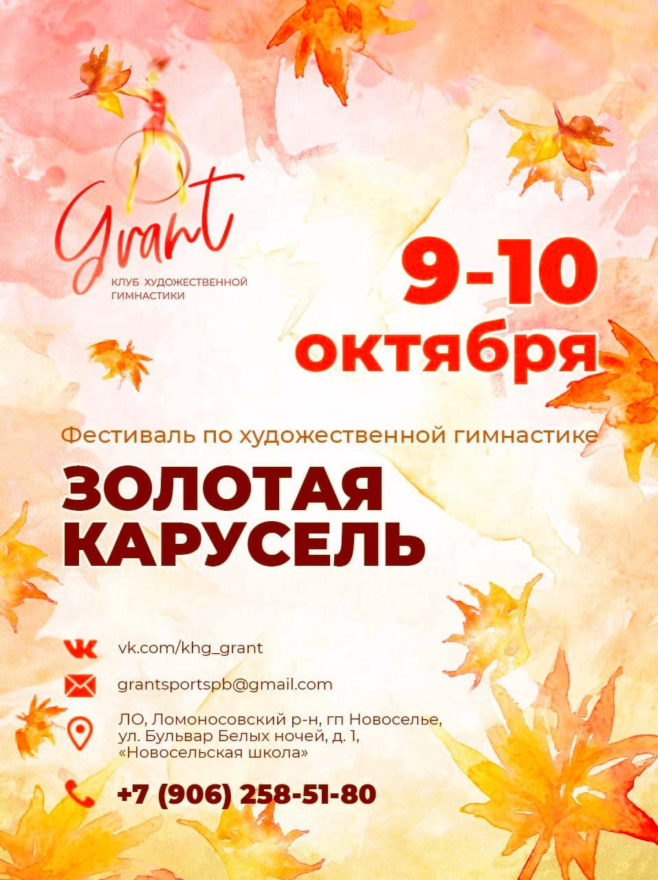 Фестиваль по художественной гимнастике «Золотая карусель». Спортивный и репортажный фотограф в Санкт-Петербурге Алексей Ковалев