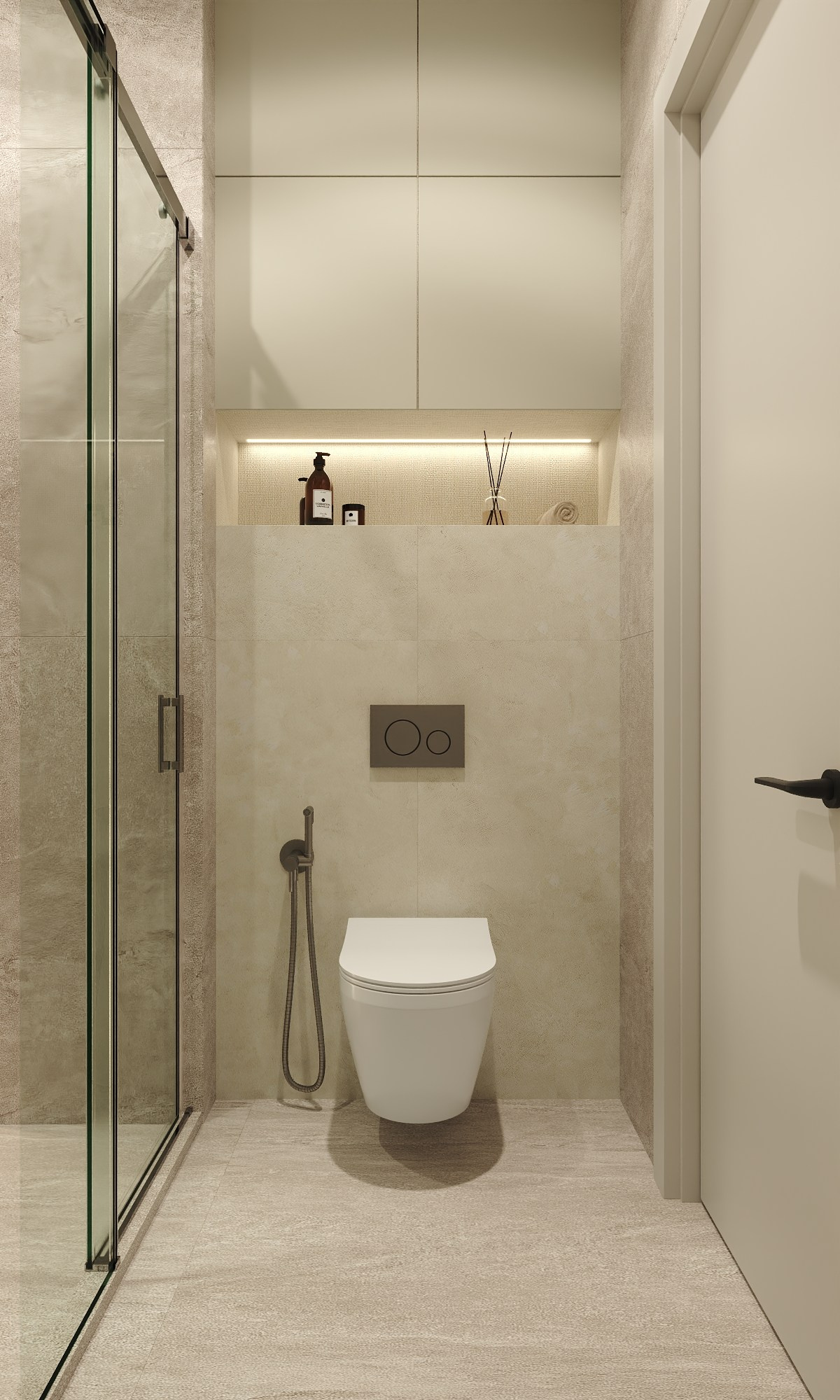 Serenity in Light & Beige. 3D Визуализация