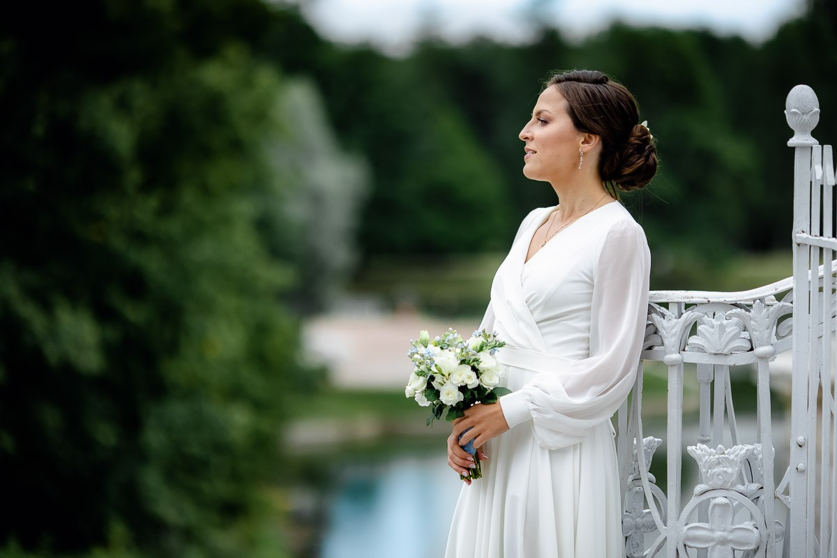 невеста. Екатерининский парк в Пушкине.
