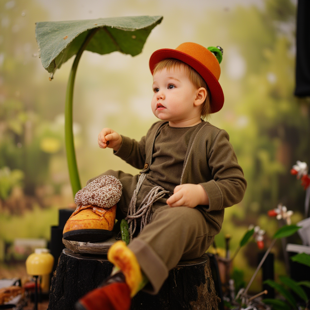 Фотосессия в Сказочном Лесу. Детская Фотостудия ГОДОВАСИКИ в Санкт-Петербурге фотосесия на годик