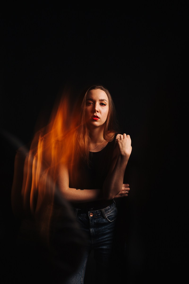 Light drawing. Антонина Талах фотограф в Москве