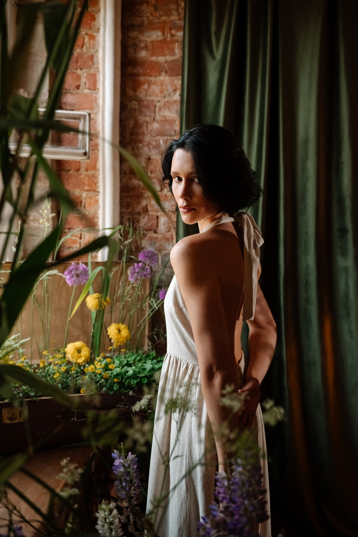 Индивидуальная. С люпинами. Свадебный и сеейный фотограф в Санкт-Петербурге Елена Худякова