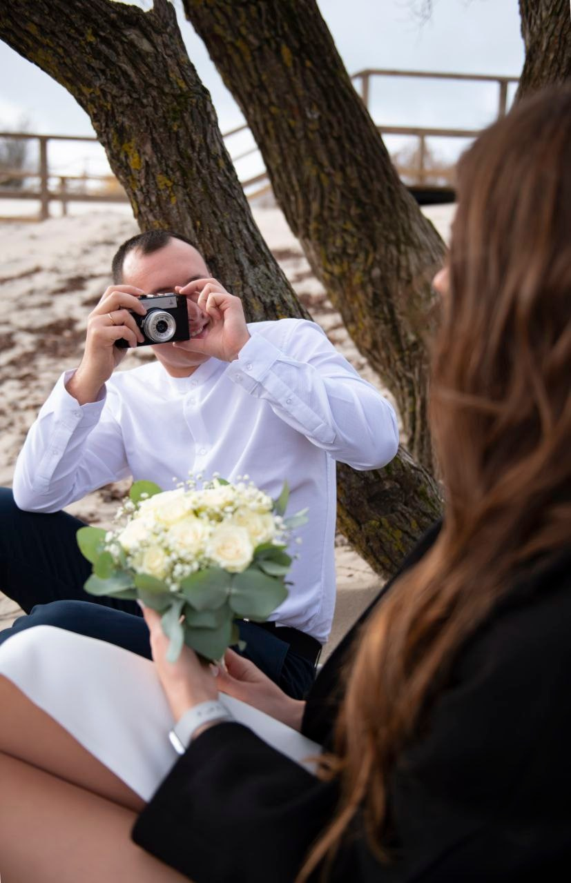 Лавстори на берегу моря. Фотограф Зеленоградск