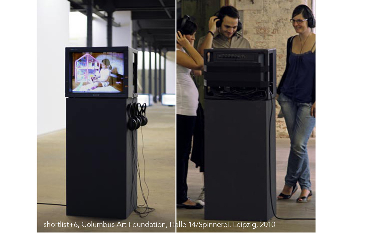 Exhibition views. Mascha Danzis contemporary video and media artist