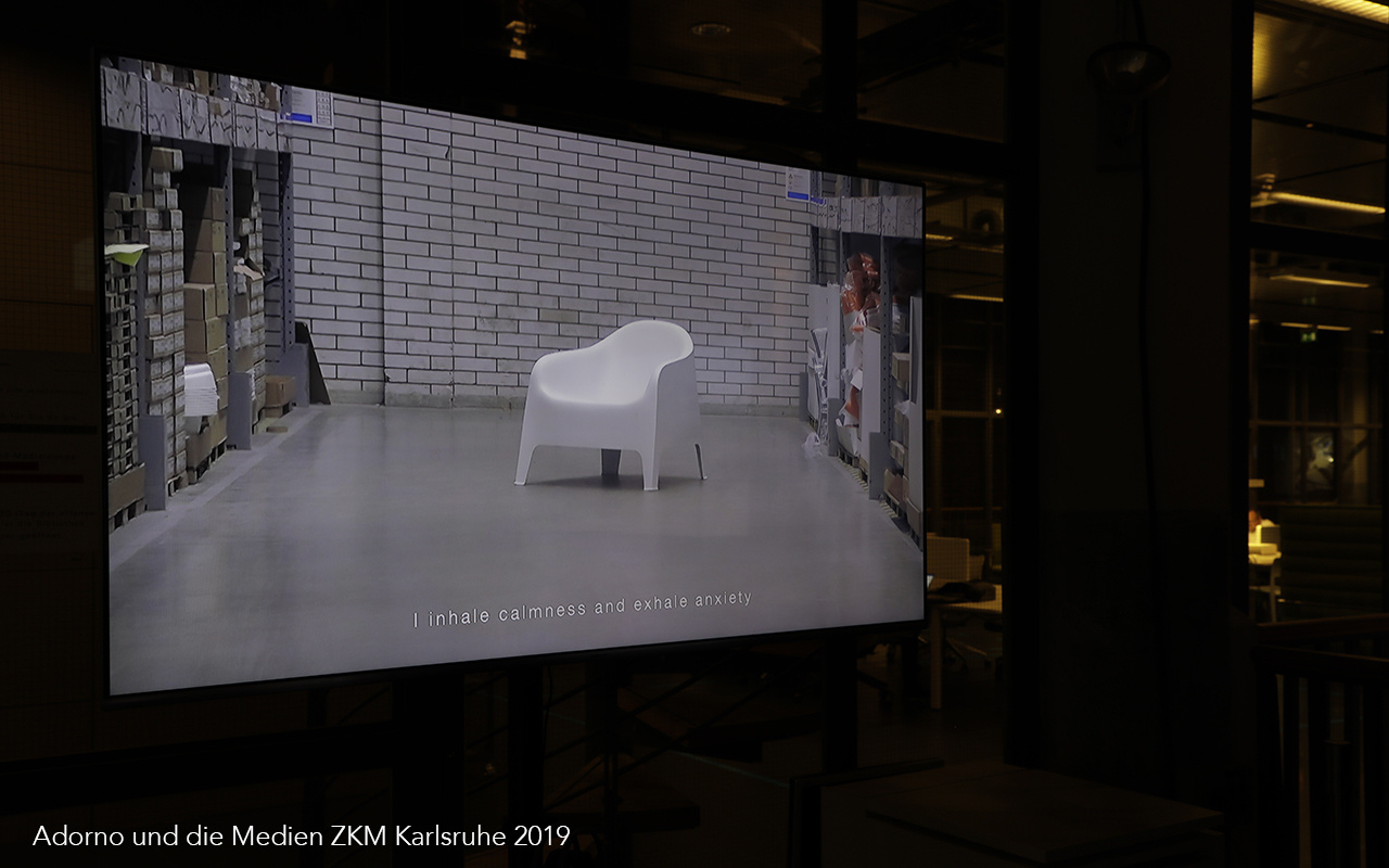 Exhibition views. Mascha Danzis contemporary video and media artist