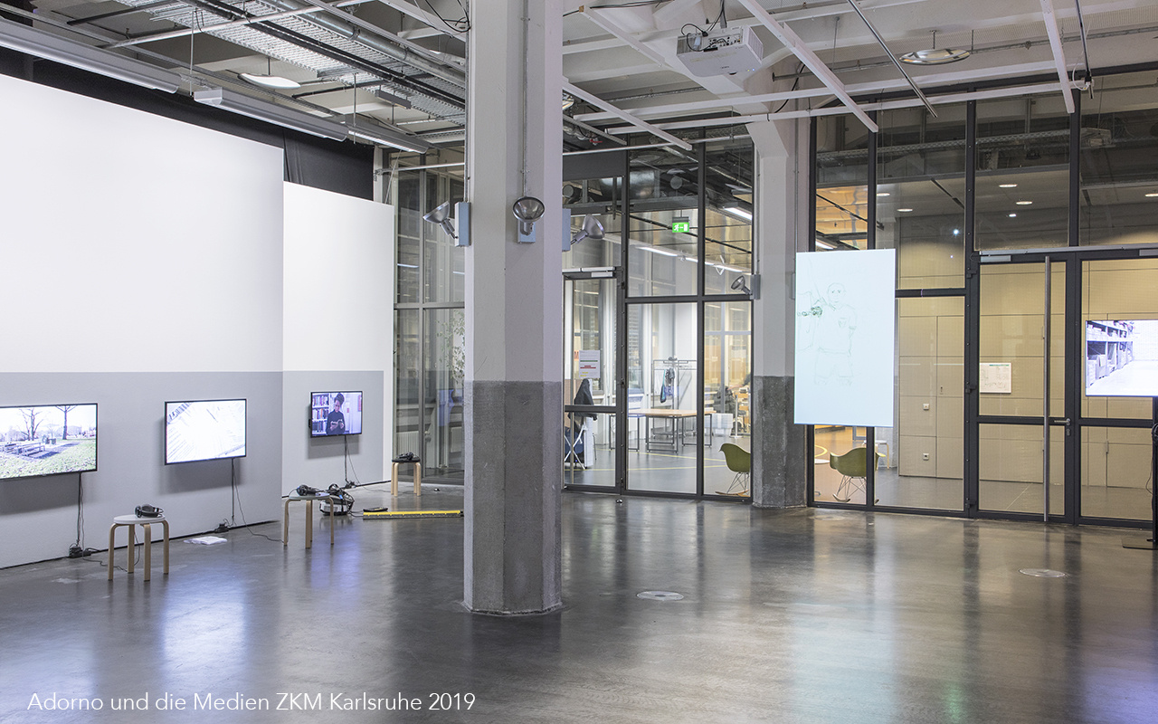 Exhibition views. Mascha Danzis contemporary video and media artist