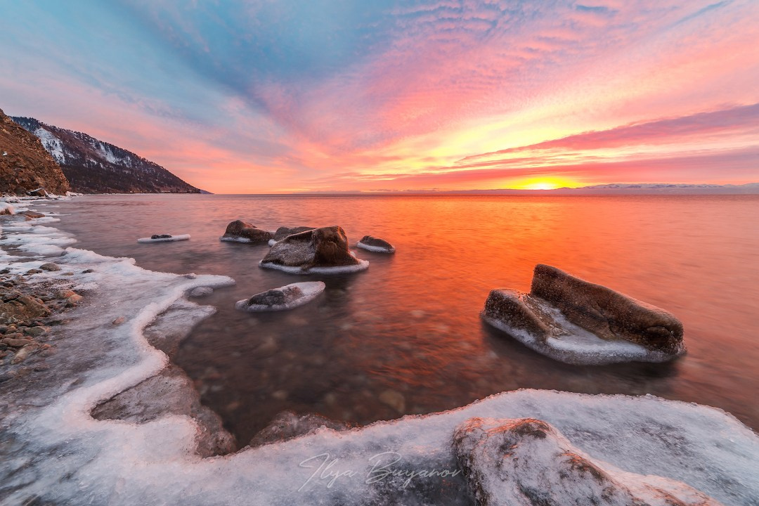 Зимний Байкал. Илья Буянов, гид по Байкалу, фотограф — baikalsky.com