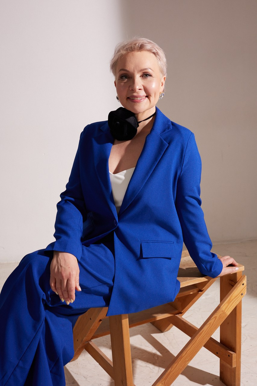 BLUE. Фотомодель