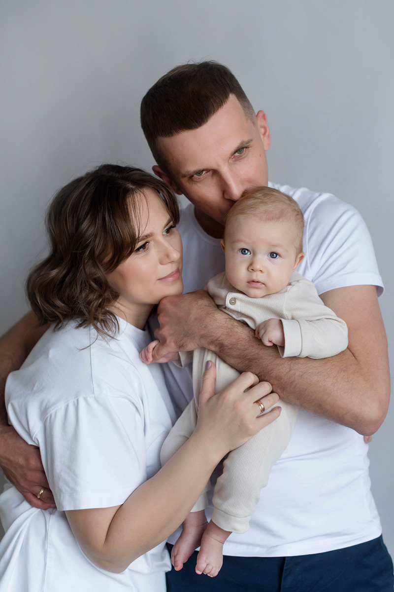 Миша 4 месяца. Фотограф новорожденных Елена Панова