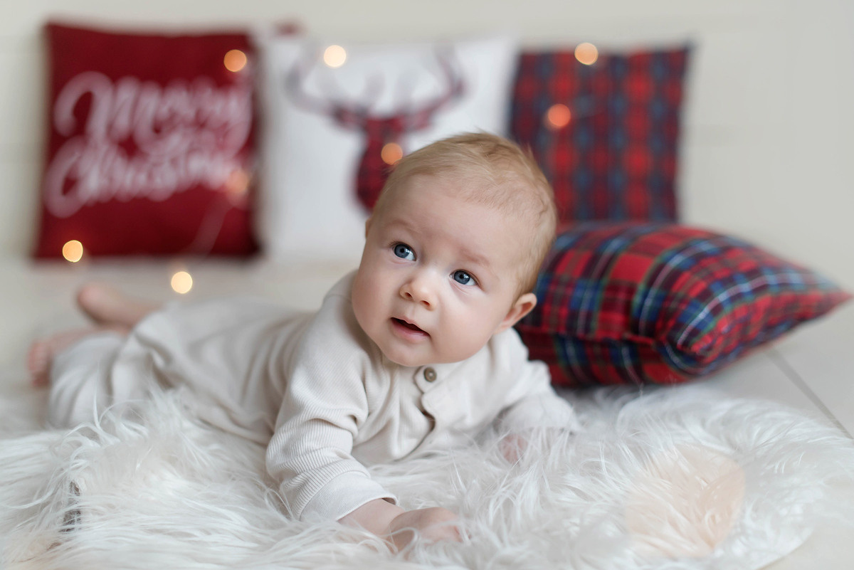 Миша 4 месяца. Фотограф новорожденных Елена Панова