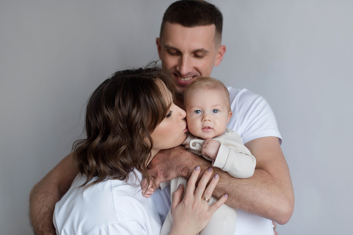 Миша 4 месяца. Фотограф новорожденных Елена Панова