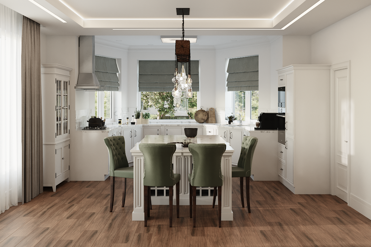 Загородный дом 300кв.м, с фото. Дизайнер интерьеров Olala interior design