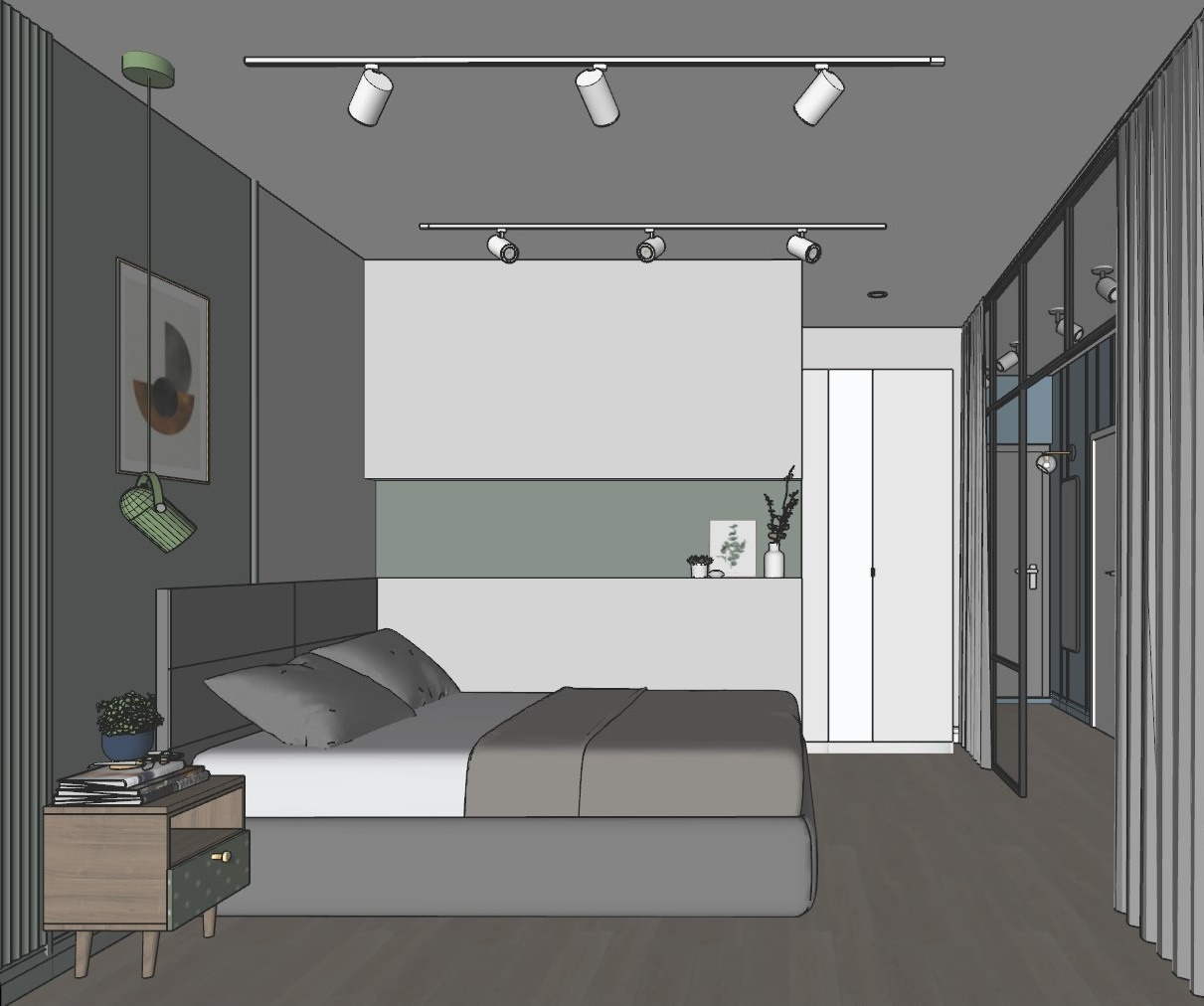 «На набережной» 37кв.м, фото. Дизайнер интерьеров Olala interior design