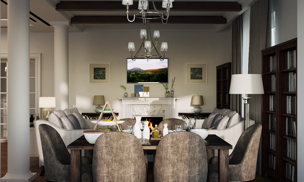 Загородный дом 300кв.м, с фото. Дизайнер интерьеров Olala interior design