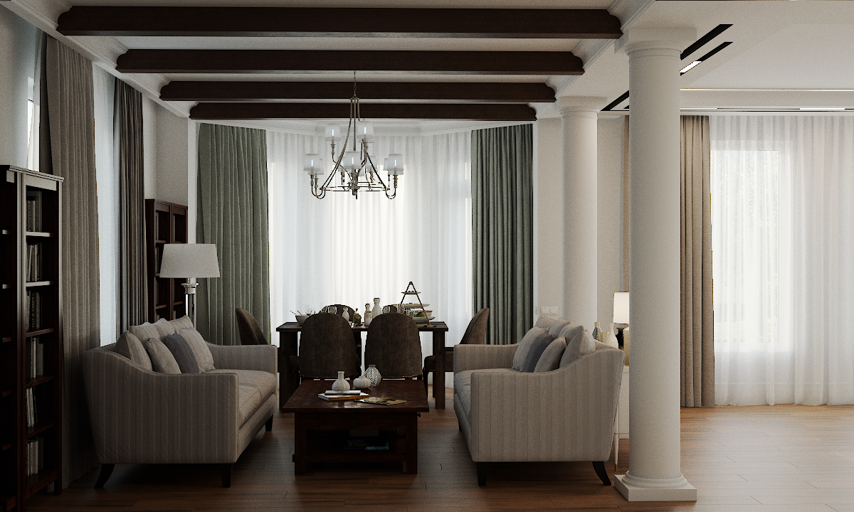 Загородный дом 300кв.м, с фото. Дизайнер интерьеров Olala interior design