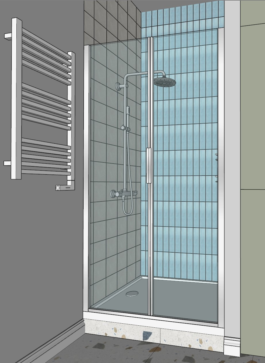 «На набережной» 37кв.м, фото. Дизайнер интерьеров Olala interior design