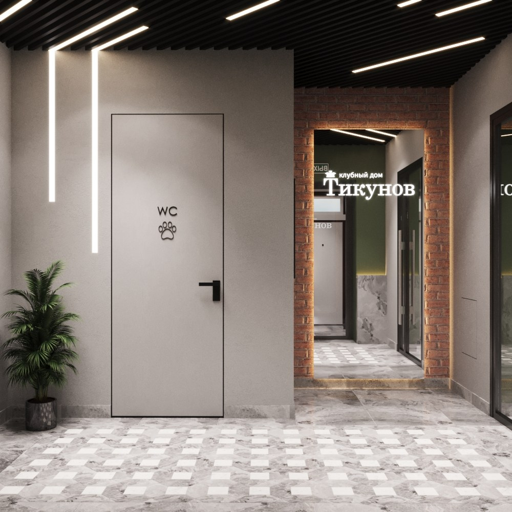 МОП Клубный дом Тикунов. АСТАХОВА DESIGN дизайн интерьера +7 985 220 6109