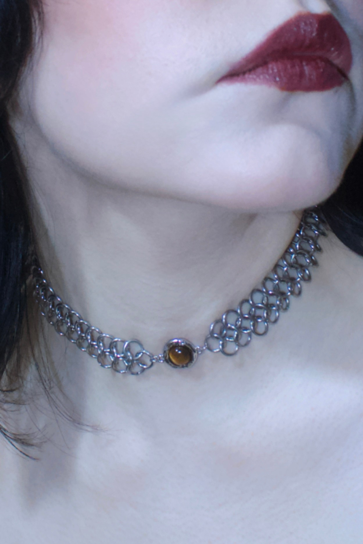 Чокеры из кольчуги. Украшения из кольчуги в Москве Соня Спросонья