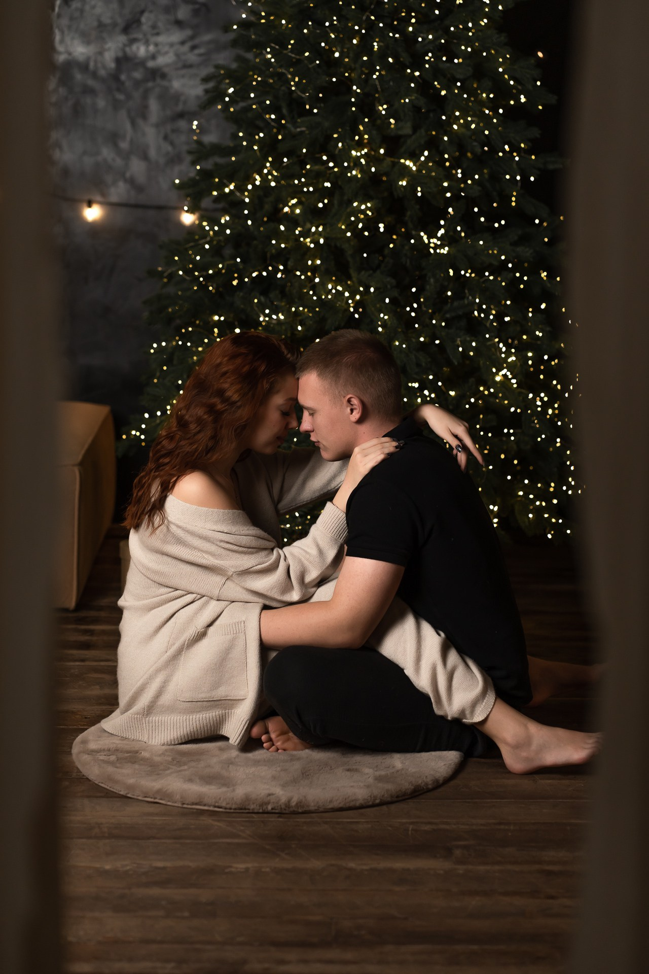 Новогодняя ЛавСтори Вероника и Саша. Фотограф в Красноярске. Юлия Чаушанская