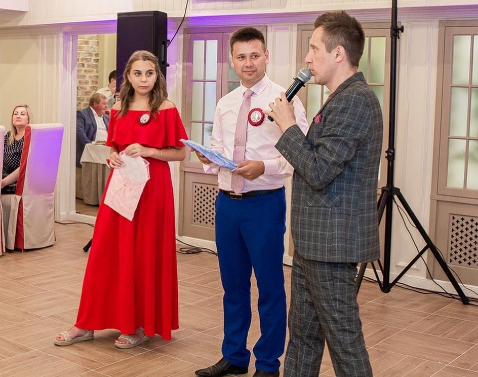 Ангелина и Дима. Ведущий на свадьбу в Москве Зубков Алексей