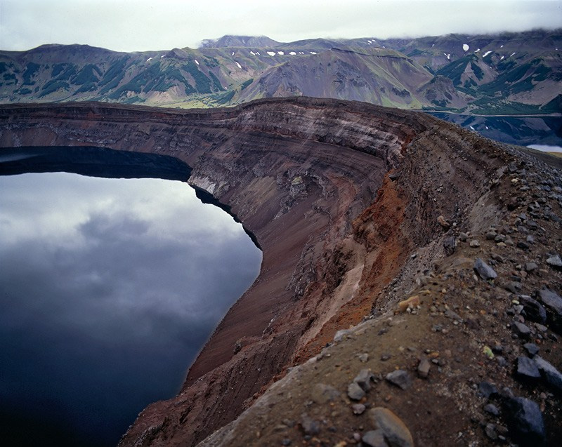 Кратерное озеро Штюбеля. Кальдера Ксудач