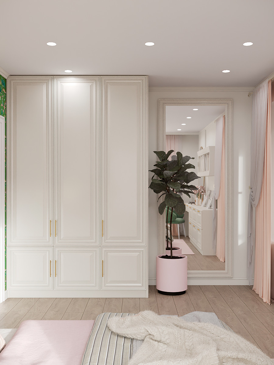 Квартира в стиле нежный прованс для атмосферной девушки. Батракова Наталья дизайнер интерьеров Санкт-Петербург Москва Архангель