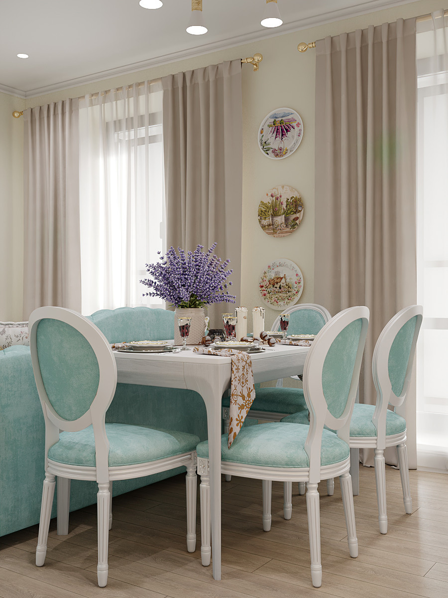 Квартира в стиле нежный прованс для атмосферной девушки. Батракова Наталья дизайнер интерьеров Санкт-Петербург Москва Архангель