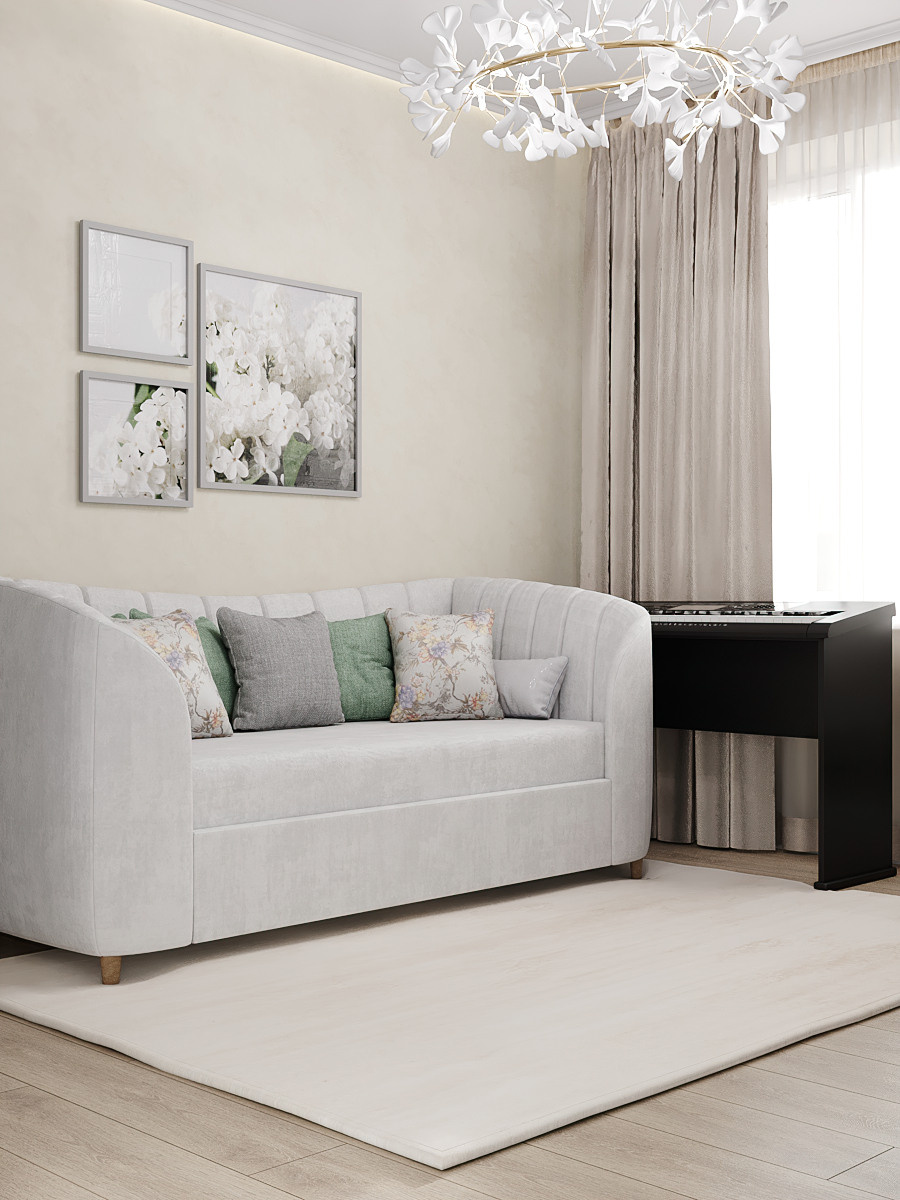 Квартира в стиле нежный прованс для атмосферной девушки. Батракова Наталья дизайнер интерьеров Санкт-Петербург Москва Архангель