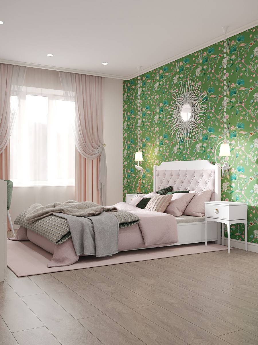 Квартира в стиле нежный прованс для атмосферной девушки. Батракова Наталья дизайнер интерьеров Санкт-Петербург Москва Архангель