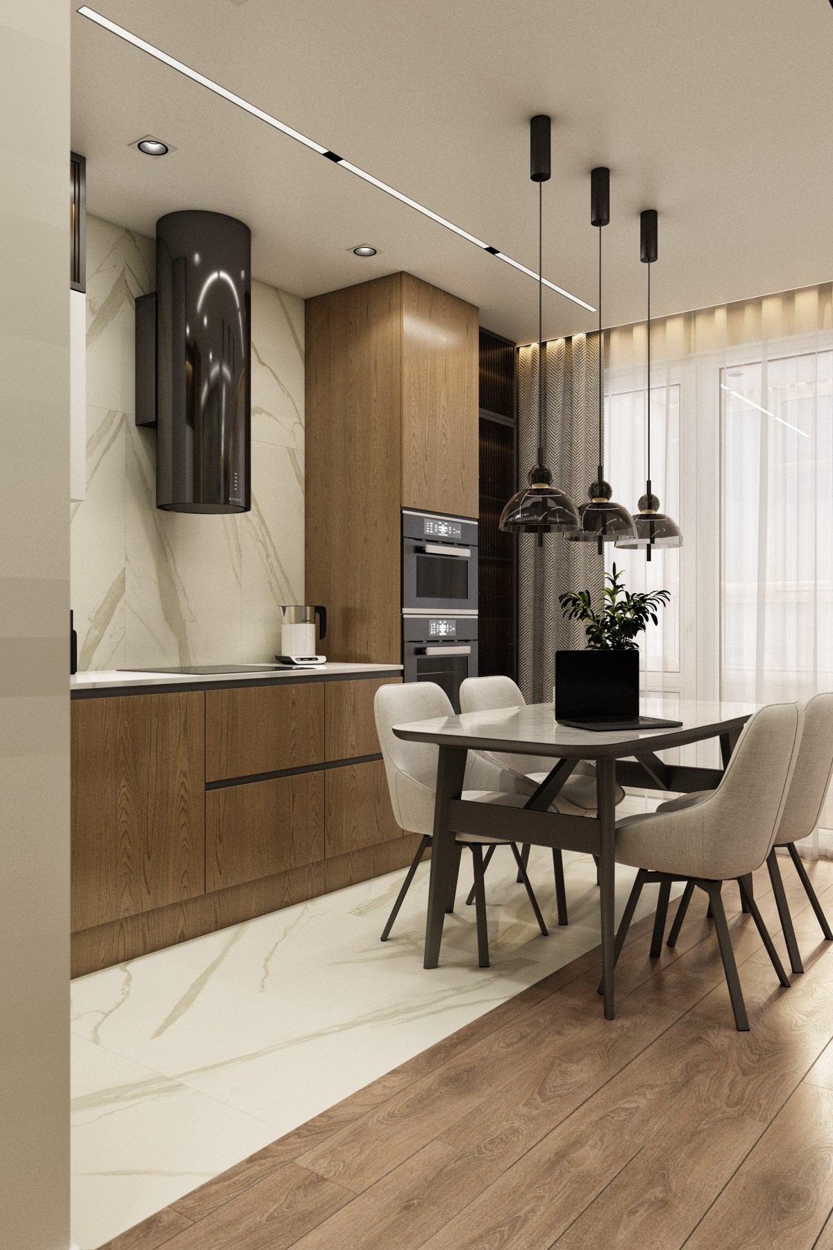 Квартира со своим характером в ЖК Солярис. Дизайн-проекты жилых и общественных пространств во Владивостоке