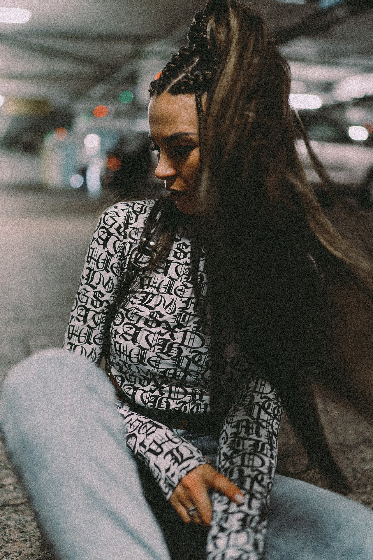 Venera in the parking. New York photographer RINAT SHAHMETOV in New York city